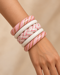 British Rose Lac Bangles (set of 5)