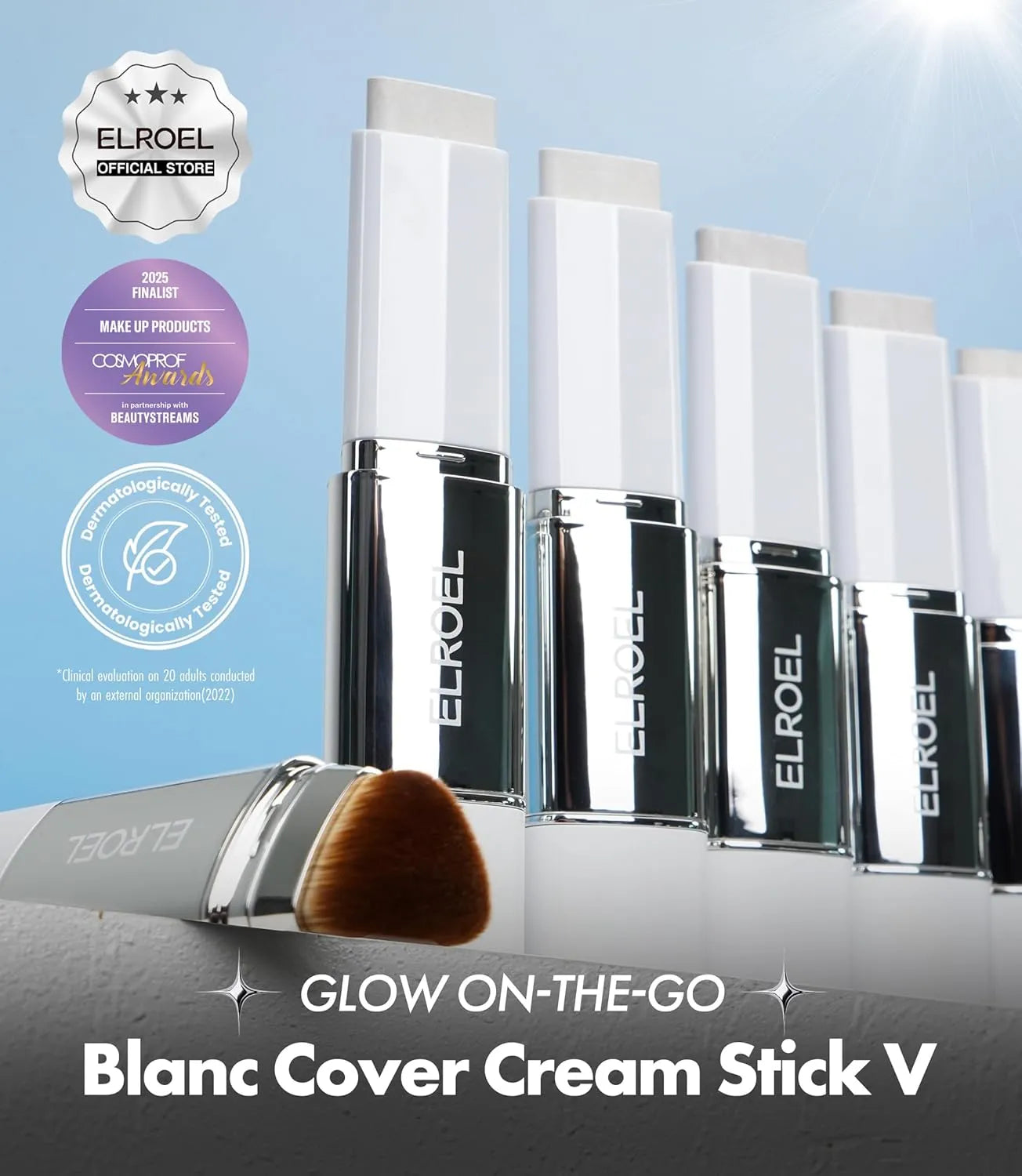 ELROEL Blanc Cover Cream Stick — Fair 200