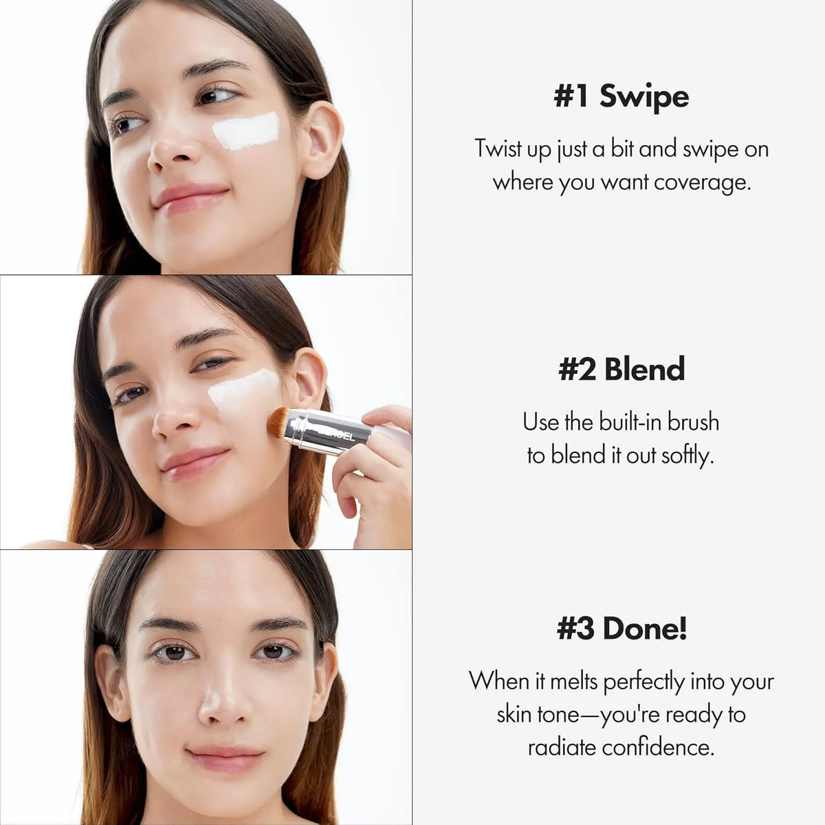 ELROEL Blanc Cover Cream Stick — Fair 200