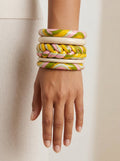 Wildflower Grove Jaipuri Lac Bangles (set of 5)